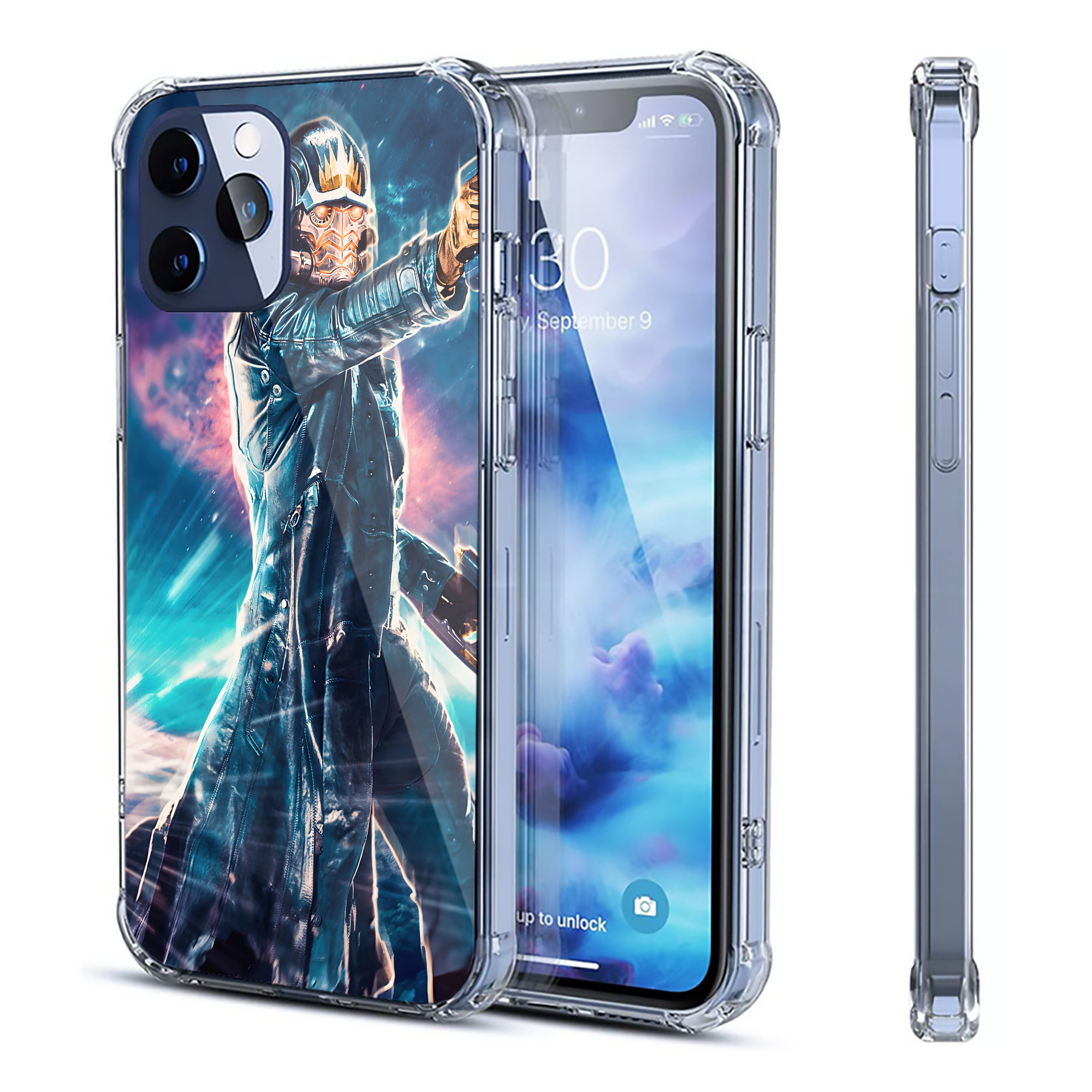 （画像用） アベンジャーズ The Avengers 【iPhone 12シリーズ対応】透明スマホケース（クリアソフトケース）